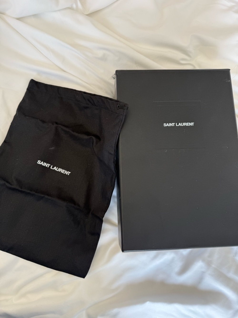 Saint Laurent Black Patent Opyum Stiletto Pumps with Gold YSL Heel - Picture 2 of 7